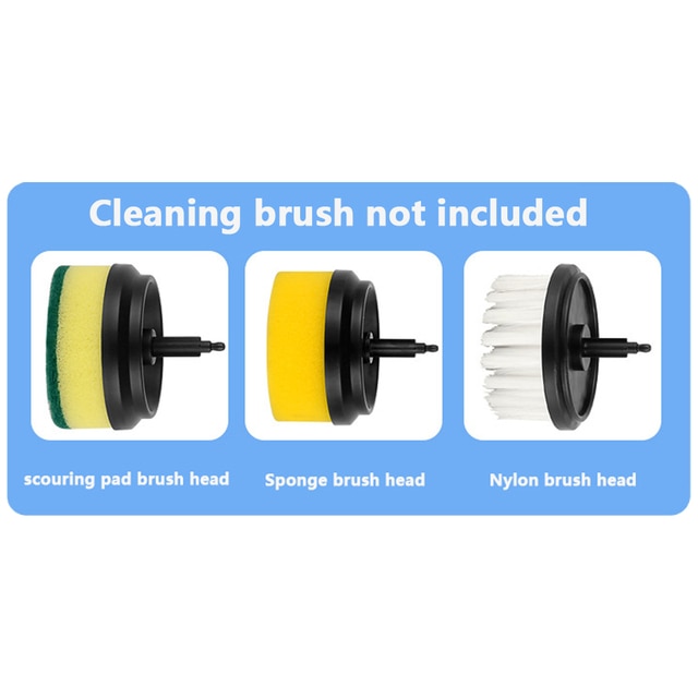 Electric Cleaning Brush — 3 Heads, One Spotless Home