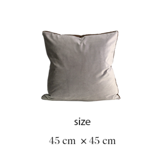 Grey Velvet Versatile Waist Pillowcase