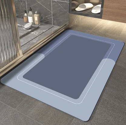 Diatomite Bathroom Mat — Fast-Drying, Non-Slip & Modern