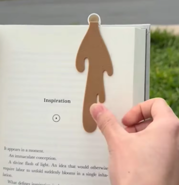 Coffee Lover's Resin Bookmark — Cute Gift for Readers