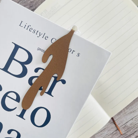 Coffee Lover's Resin Bookmark — Cute Gift for Readers