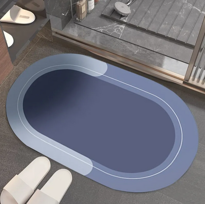Diatomite Bathroom Mat — Fast-Drying, Non-Slip & Modern