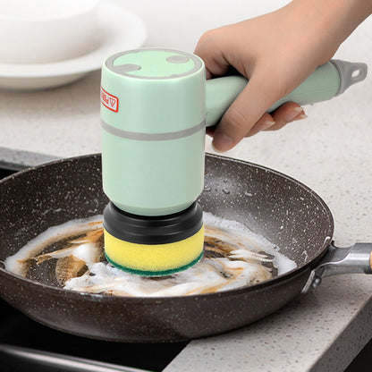 Electric Cleaning Brush — 3 Heads, One Spotless Home