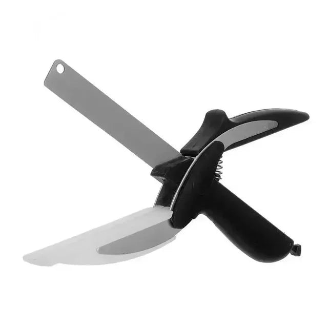 Kitchen Scissors with Cutting Board — Chop, Slice & Serve in One