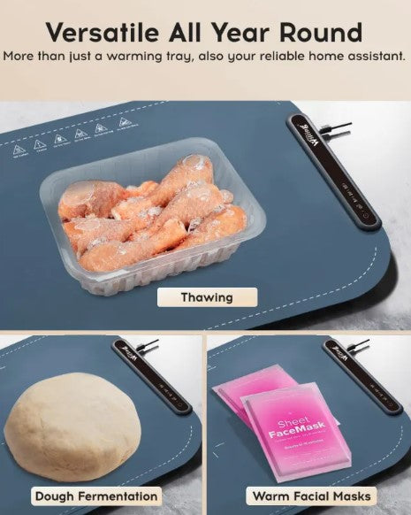 Portable Food Warming Tray — Keep Every Dish Hot & Ready