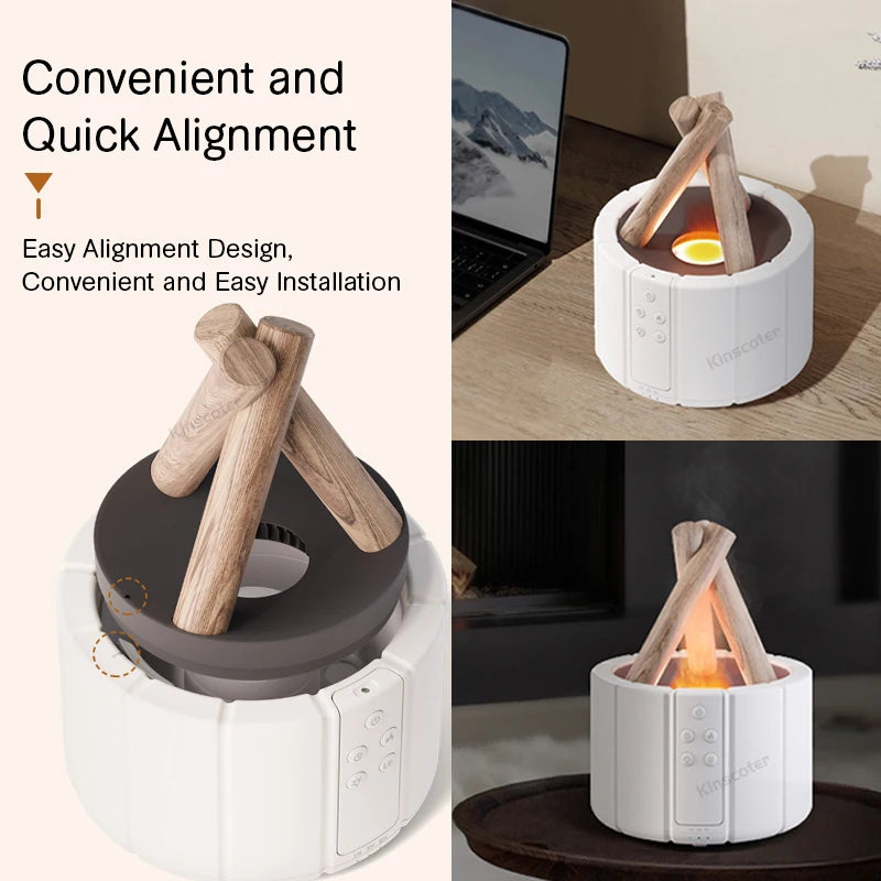 Flame Aroma Diffuser — Cozy Ambiance & Aromatherapy for Your Home