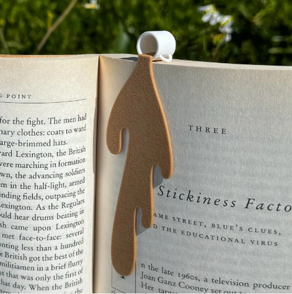 Coffee Lover's Resin Bookmark — Cute Gift for Readers