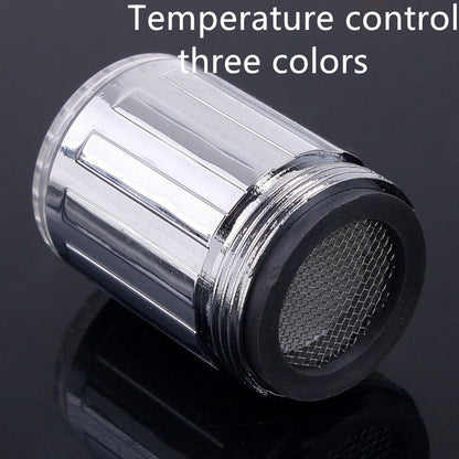 Intelligent LED Temperature-Sensitive Faucet Shower