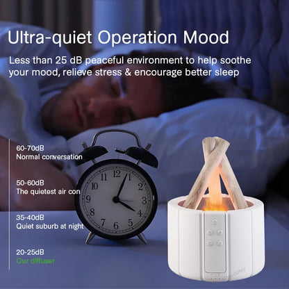 Flame Aroma Diffuser — Cozy Ambiance & Aromatherapy for Your Home